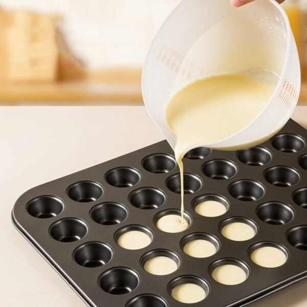 0714c30e-2d55-48e4-9647-fad4f886129b.jpg 24-Cup Mini Cake Mold Muffin Cupcake Baking Pan for Home Kitchen | Baking Kitchenware