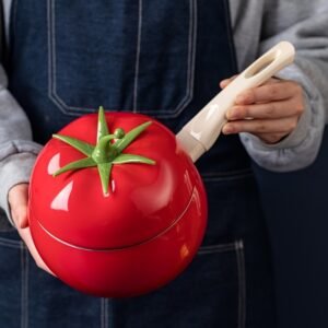 Fruit Tomato Shape Frying Pan Cooking Pot Tomato Shape Cooking Pot | Cookware