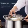 Versatile Large Stainless Steel Stock Pot | Cookware