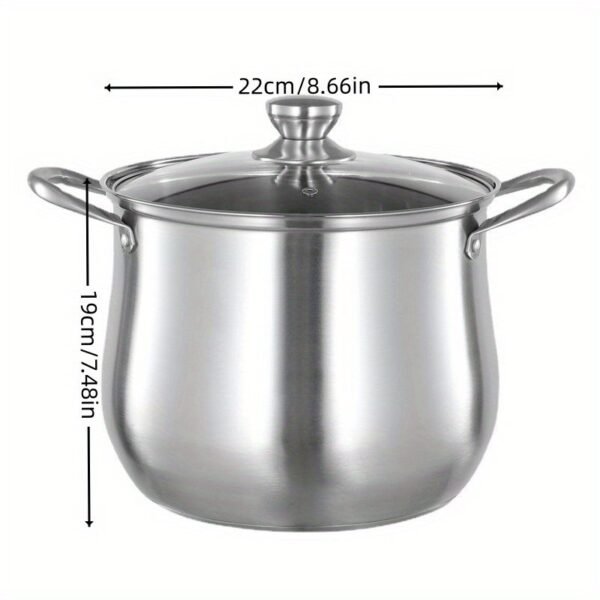 Versatile Large Stainless Steel Stock Pot | Cookware