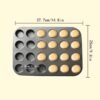 251bb744-05d0-4e25-b70f-44ac44a95db7.jpg 24-Cup Mini Cake Mold Muffin Cupcake Baking Pan for Home Kitchen | Baking Kitchenware