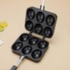Egg Waffle Maker Pan Smiley Face Bubble Waffle Mold | Cookware