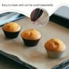 10pcs Reusable Silicone Cupcake Liners Non-Stick Baking Cups Set | Baking Kitchenware