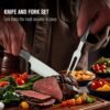 5pcs Professional Meat Carving Knife Set | Kitchen Tool