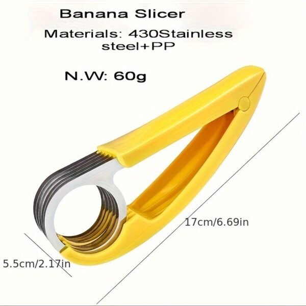 Stainless Steel Banana Slicer | Kitchen Tool