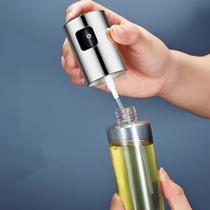 304 Stainless Steel Condiment Bottle Leakproof Spray Oil Bottle | Kitchen Utensil