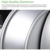 1pc of Odem Round Anodized Aluminum Cake Pan Featuring a Removable Base | Cookware
