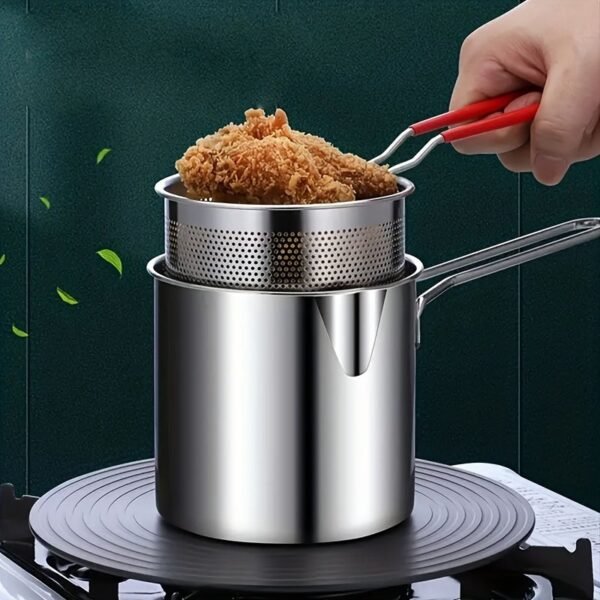 Stainless Steel Deep Fryers with Filter Rack | Cookware