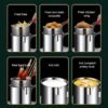 Stainless Steel Deep Fryers with Filter Rack | Cookware