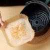 10pcs Non-Stick Air Fryer Liners Brown Paper Sheets for Baking | Cookware
