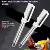 4-in-1 Stainless Steel Multifunctional Peeling Knife | Kitchen Tool