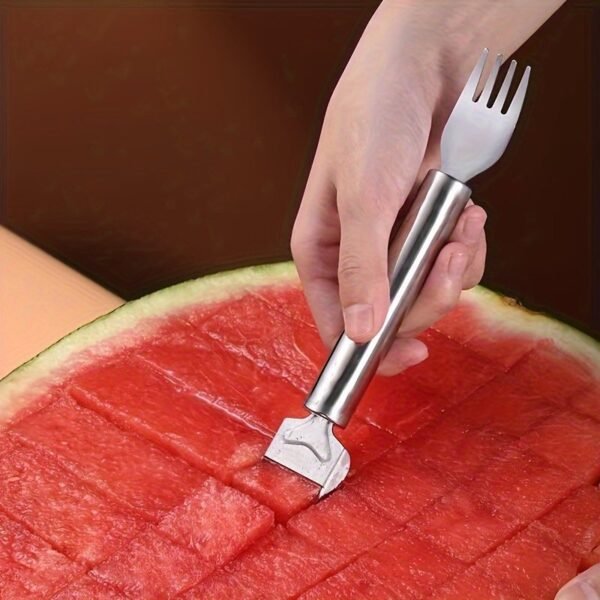 Stainless Steel Watermelon Slicer & Server | Kitchen Tool