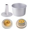 1pc of Odem Round Anodized Aluminum Cake Pan Featuring a Removable Base | Cookware
