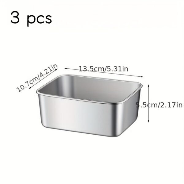 863040fe-b3d2-11f0-a0f8-0a580aae2285.jpg 3pcs Multifunctional Rectangular Baking Molds | Baking Kitchenware