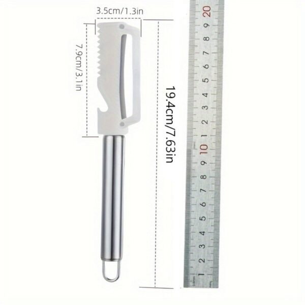 4-in-1 Stainless Steel Multifunctional Peeling Knife | Kitchen Tool