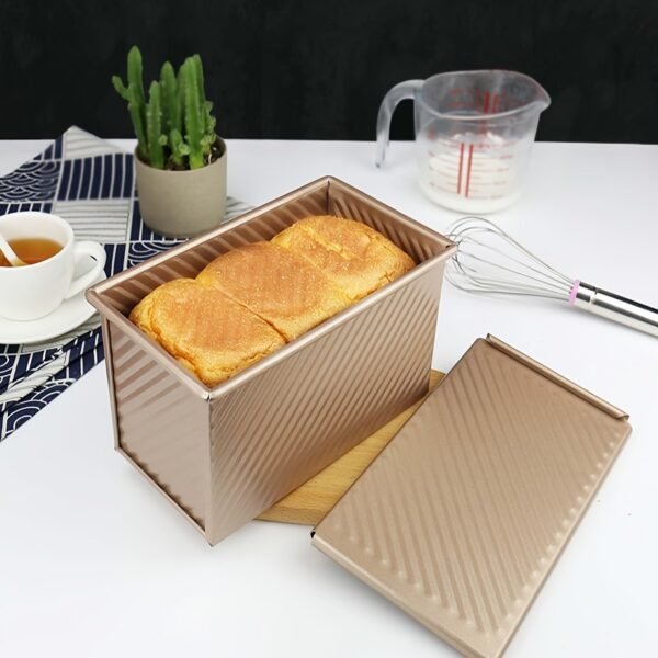 450g Carbon Steel Non-Stick Loaf Pan with Lid (Baking Pan) | Baking Kitchenware