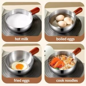 Versatile Stainless Steel Pot And Frying Pan | Cookware