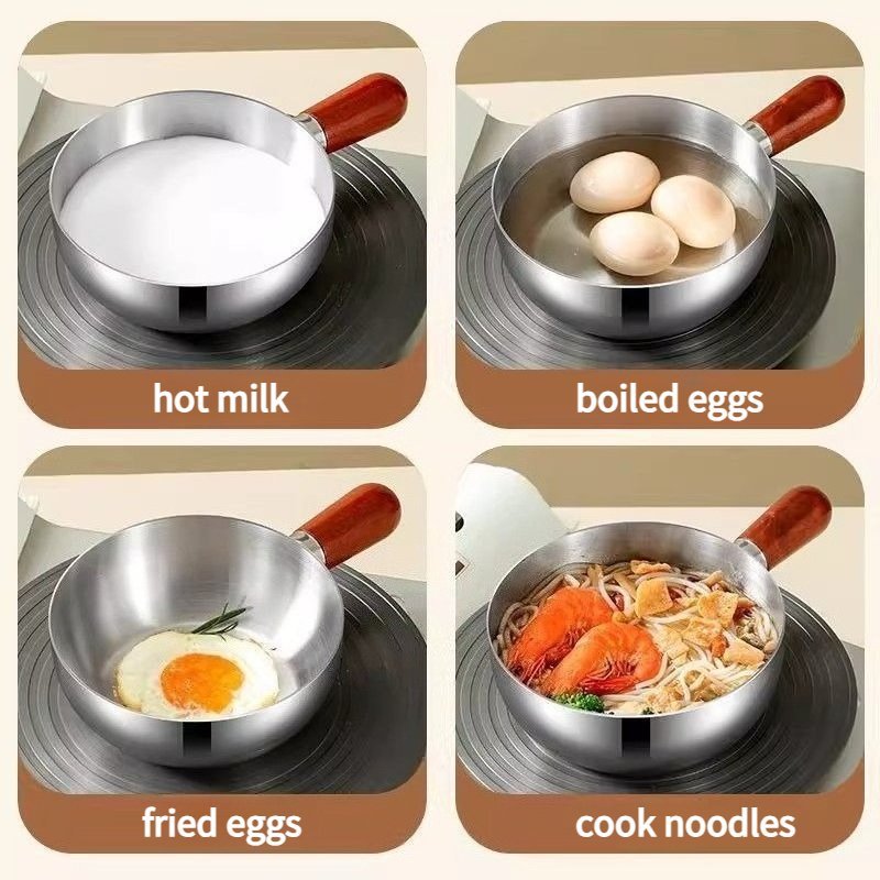 Versatile Stainless Steel Pot And Frying Pan | Cookware