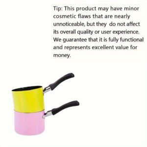 1pc Milk Pan Mini,Colourful Milk Pan pink | Cookware