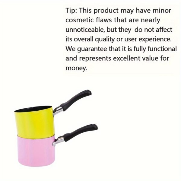1pc Milk Pan Mini,Colourful Milk Pan pink | Cookware
