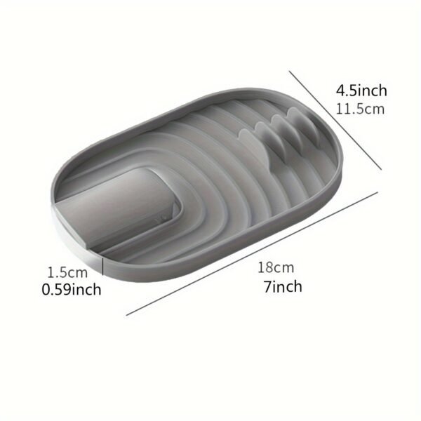 1pc Kitchen Pot Lid Holder and Spoon Rest Random Colour | Cookware