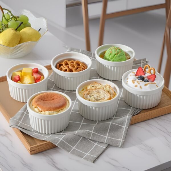 6pcs 8Oz Creme Brulee Ramekins | Baking Kitchenware