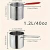 Stainless Steel Deep Fryers with Filter Rack | Cookware