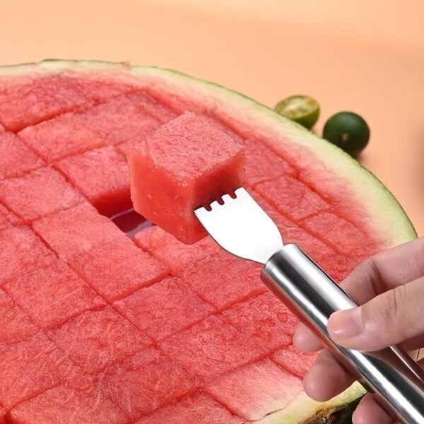 Stainless Steel Watermelon Slicer & Server | Kitchen Tool